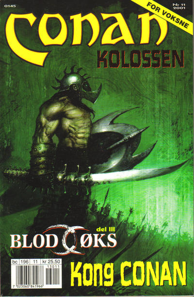 Cover for Conan (Bladkompaniet / Schibsted, 1990 series) #11/2001