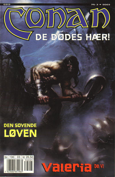 Cover for Conan (Bladkompaniet / Schibsted, 1990 series) #3/2003