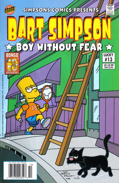 Cover for Simpsons Comics Presents Bart Simpson (Bongo, 2000 series) #13 [Newsstand]