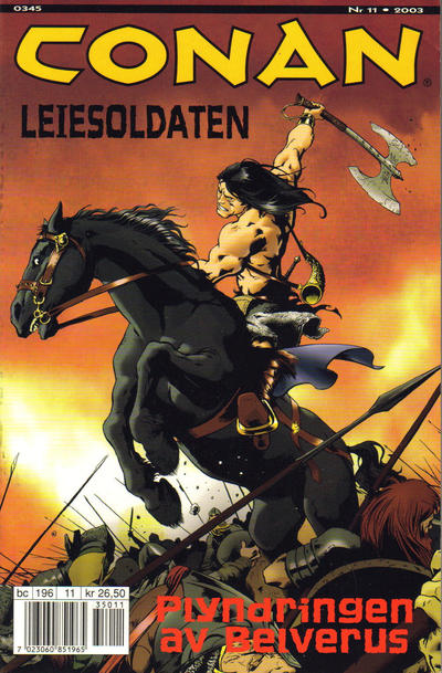 Cover for Conan (Bladkompaniet / Schibsted, 1990 series) #11/2003