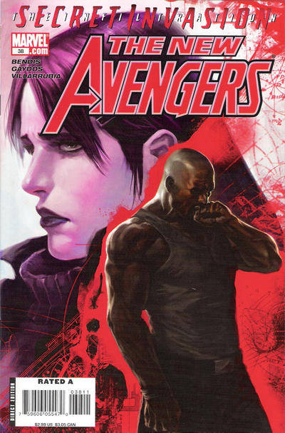 Cover for New Avengers (Marvel, 2005 series) #38 [Direct Edition]