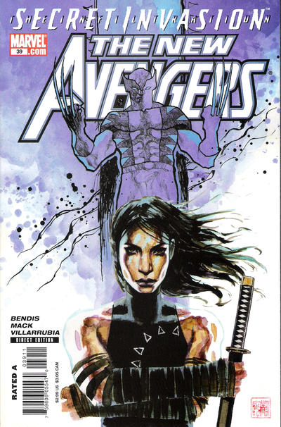 Cover for New Avengers (Marvel, 2005 series) #39 [Direct Edition]