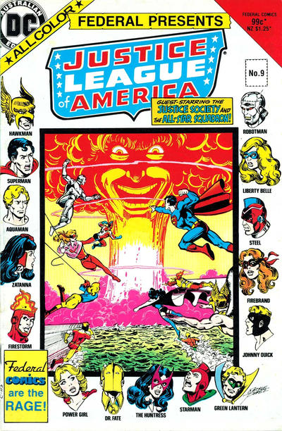 Cover for Justice League of America (Federal, 1983 series) #9 [8]