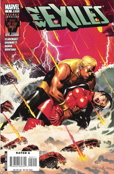 Cover for New Exiles (Marvel, 2008 series) #2 [Direct Edition]