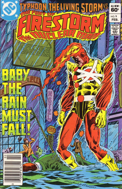 Cover for The Fury of Firestorm (DC, 1982 series) #9 [Newsstand]