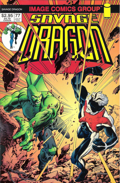 Cover for Savage Dragon (Image, 1993 series) #77 [Ordway Cover]