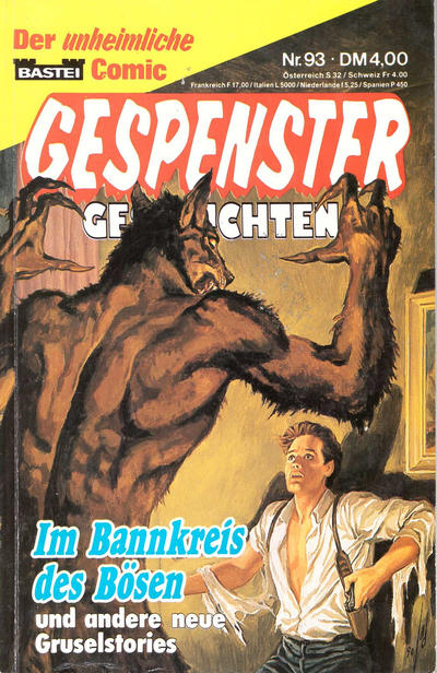 Cover for Gespenster Geschichten (Bastei Verlag, 1980 series) #93