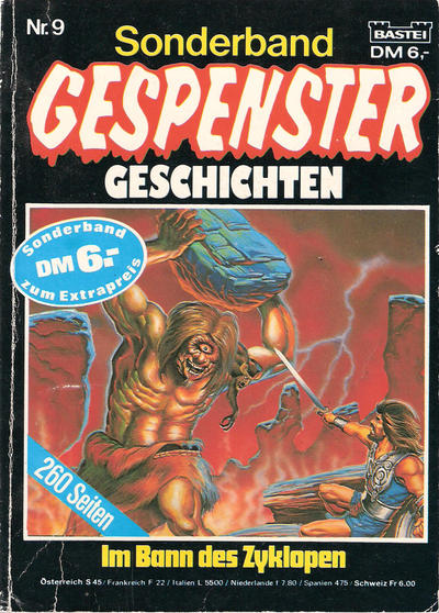 Cover for Gespenster Geschichten Sonderband (Bastei Verlag, 1986 series) #9