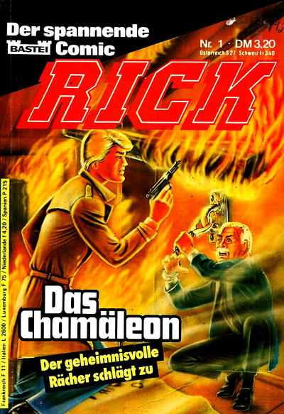 Cover for Rick (Bastei Verlag, 1984 series) #1 - Das Chamäleon