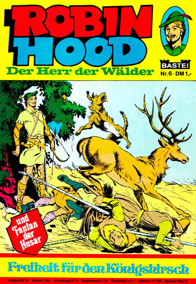 Cover for Robin Hood (Bastei Verlag, 1973 series) #6