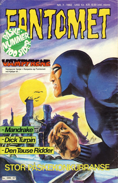 Cover for Fantomet (Semic, 1976 series) #7/1982