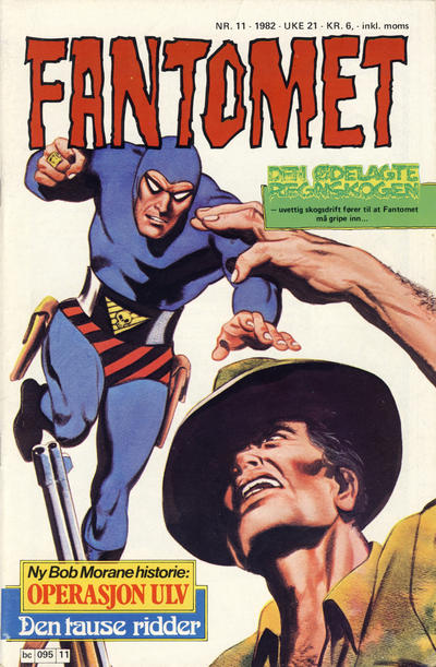 Cover for Fantomet (Semic, 1976 series) #11/1982