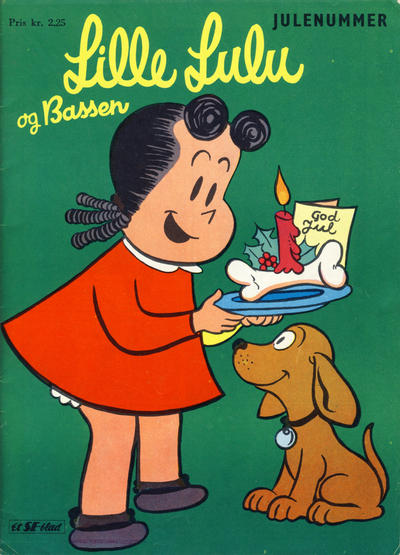 Cover for Lille Lulu og Bassen julenummer (Serieforlaget / Se-Bladene / Stabenfeldt, 1961 series) #1961