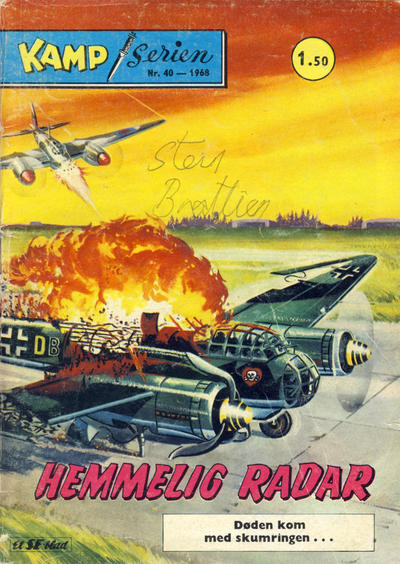 Cover for Kamp-serien (Serieforlaget / Se-Bladene / Stabenfeldt, 1964 series) #40/1968