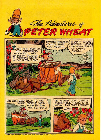 Cover for The Adventures of Peter Wheat (Peter Wheat Bread and Bakers Associates, 1948 series) #54