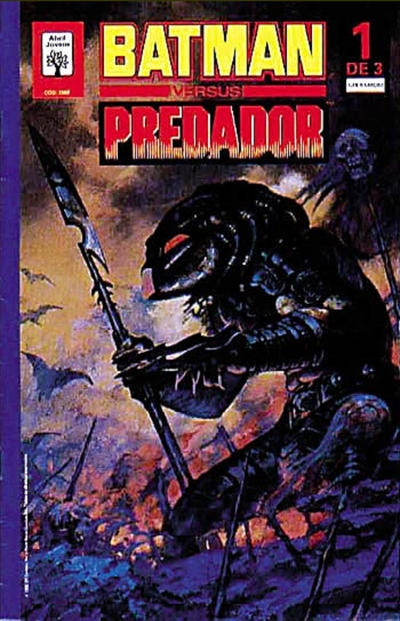 Cover for Batman versus Predador (Editora Abril, 1992 series) #1