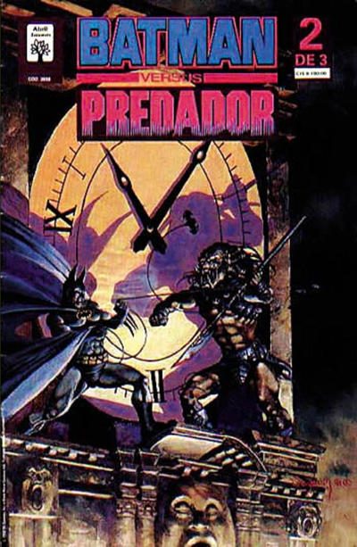 Cover for Batman versus Predador (Editora Abril, 1992 series) #2