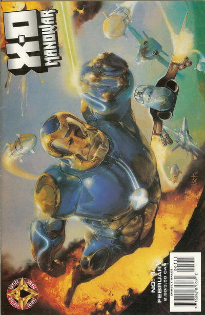 Cover for X-O Manowar (Acclaim / Valiant, 1997 series) #1 [Painted Cover]