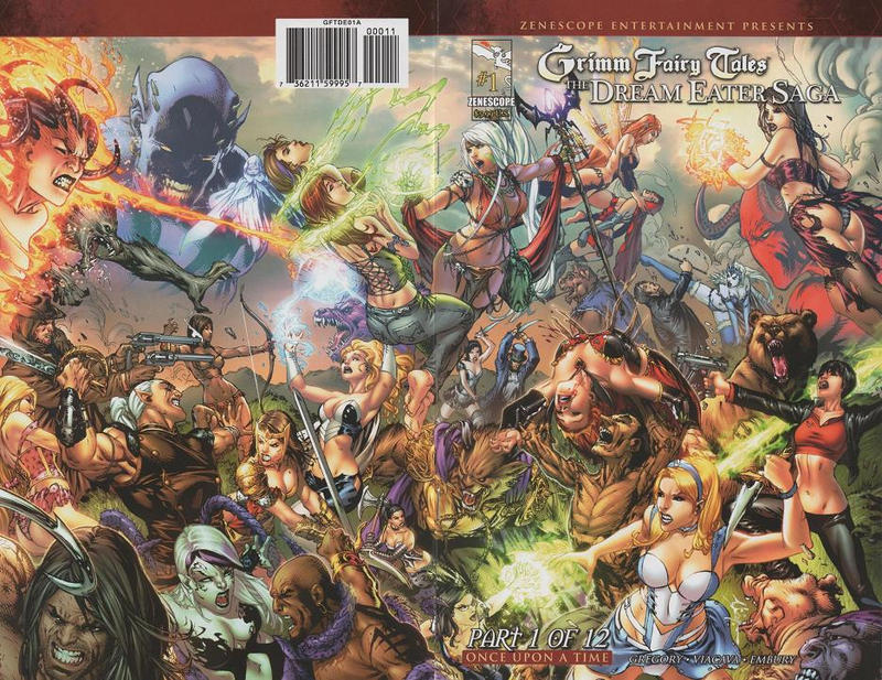 Cover for Grimm Fairy Tales: The Dream Eater Saga (Zenescope Entertainment, 2011 series) #1 [Cover A - Eric Basaldua]
