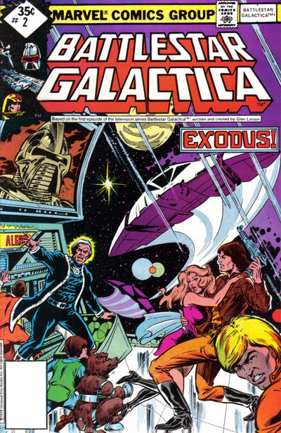 Cover for Battlestar Galactica (Marvel, 1979 series) #2 [Whitman]