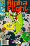 Cover for Alpha Flight (Marvel, 1983 series) #42 [Newsstand]