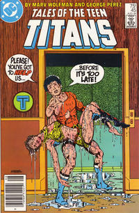Cover Thumbnail for Tales of the Teen Titans (DC, 1984 series) #45 [Newsstand]