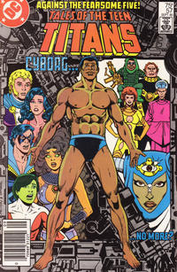 Cover Thumbnail for Tales of the Teen Titans (DC, 1984 series) #57 [Newsstand]