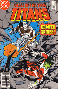 Cover for Tales of the Teen Titans (DC, 1984 series) #82 [Newsstand]