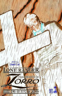 Cover Thumbnail for The Lone Ranger & Zorro: The Death of Zorro (Dynamite Entertainment, 2011 series) #2 [Negative Art Retailer Incentive Cover]