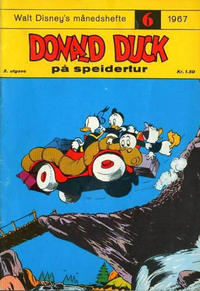 Cover Thumbnail for Walt Disney's månedshefte (Hjemmet / Egmont, 1967 series) #6/1967
