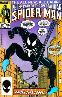 Cover Thumbnail for The Spectacular Spider-Man (Marvel, 1976 series) #107 [Direct]