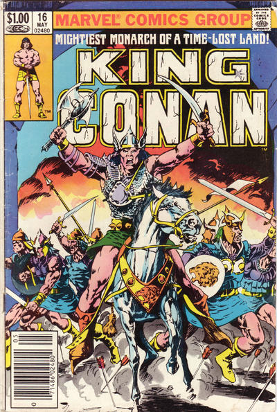 Cover for King Conan (Marvel, 1980 series) #16 [Newsstand]