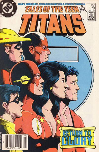 Cover for Tales of the Teen Titans (DC, 1984 series) #79 [Newsstand]