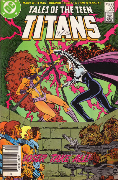 Cover for Tales of the Teen Titans (DC, 1984 series) #83 [Newsstand]