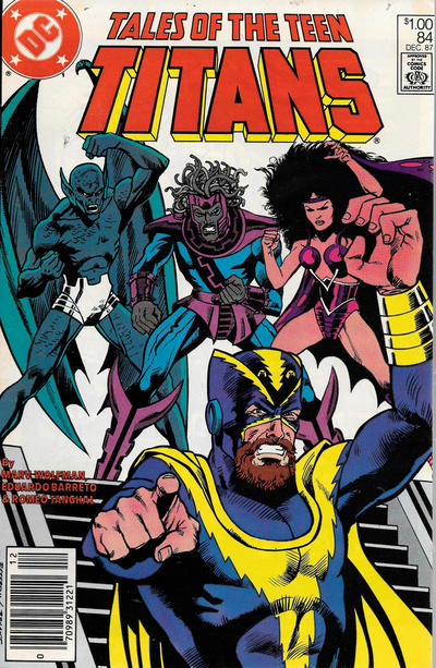 Cover for Tales of the Teen Titans (DC, 1984 series) #84 [Newsstand]