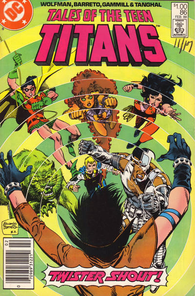 Cover for Tales of the Teen Titans (DC, 1984 series) #86 [Newsstand]