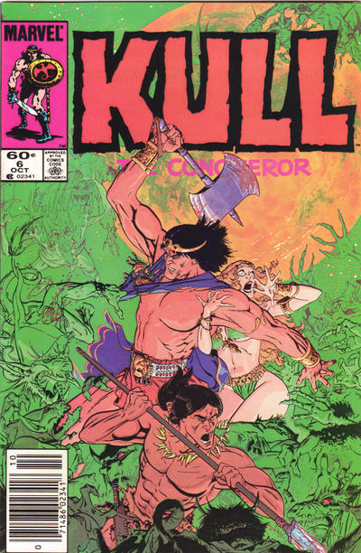 Cover for Kull the Conqueror (Marvel, 1983 series) #6 [Newsstand]