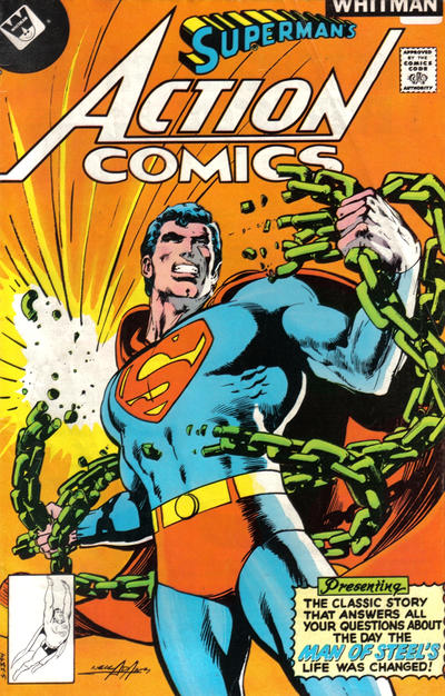Cover for Action Comics (DC, 1938 series) #485 [Whitman]