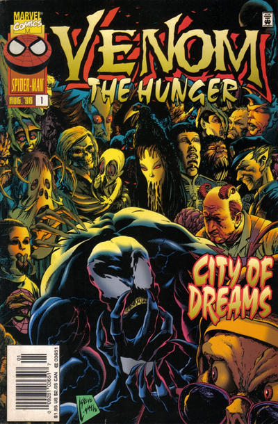 Cover for Venom: The Hunger (Marvel, 1996 series) #1 [Newsstand]