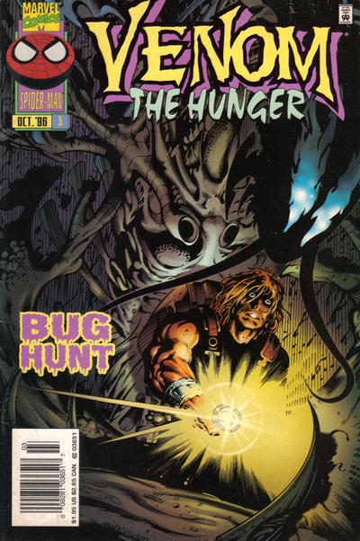 Cover for Venom: The Hunger (Marvel, 1996 series) #3 [Newsstand]