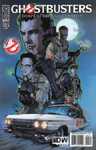 Cover for Ghostbusters: Displaced Aggression (IDW, 2009 series) #4 [Cover B]