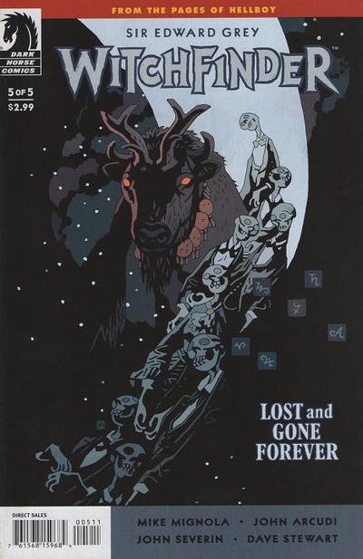 Cover for Sir Edward Grey, Witchfinder: Lost and Gone Forever (Dark Horse, 2011 series) #5