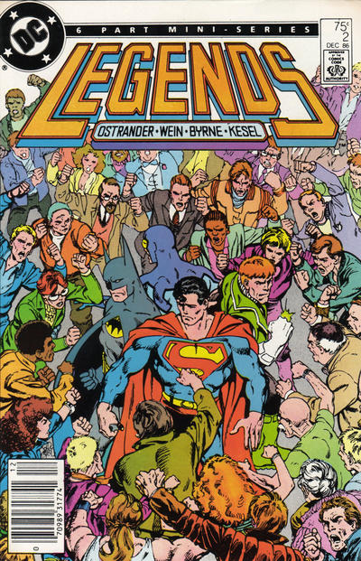 Cover for Legends (DC, 1986 series) #2 [Newsstand]