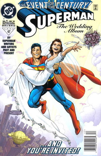 Cover for Superman: The Wedding Album (DC, 1996 series) #1 [Standard Edition - Newsstand]