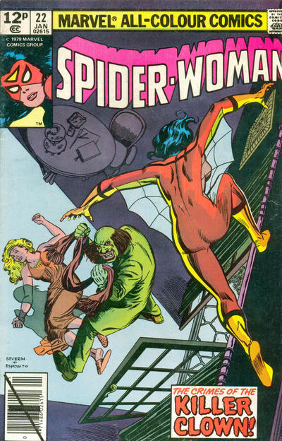 Cover for Spider-Woman (Marvel, 1978 series) #22 [British]