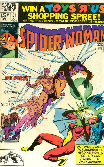 Cover for Spider-Woman (Marvel, 1978 series) #31 [British]