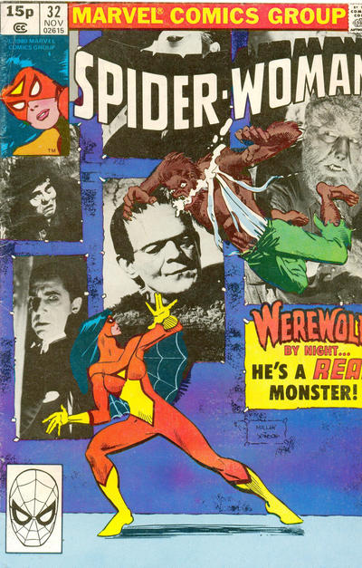 Cover for Spider-Woman (Marvel, 1978 series) #32 [British]