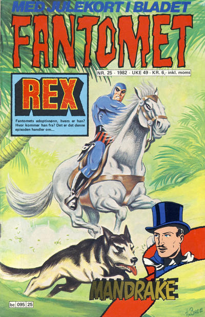 Cover for Fantomet (Semic, 1976 series) #25/1982