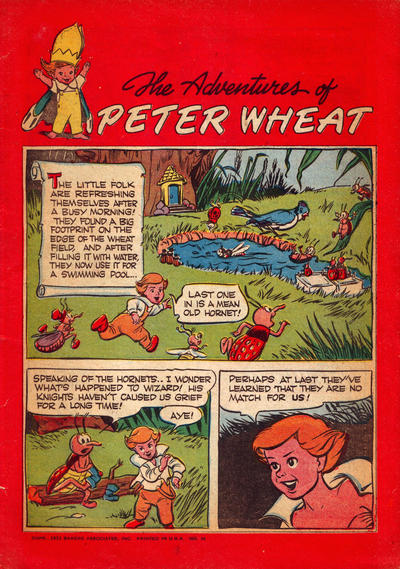 Cover for The Adventures of Peter Wheat (Peter Wheat Bread and Bakers Associates, 1948 series) #34