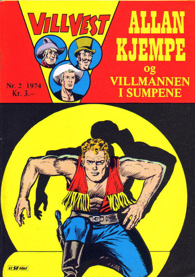 Cover for Vill Vest (Serieforlaget / Se-Bladene / Stabenfeldt, 1953 series) #2/1974